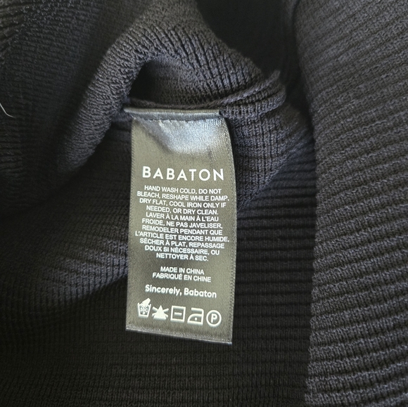 Aritzia Babaton Sculpt Knit Black Bandage Dress Size Medium - Picture 5 of 5